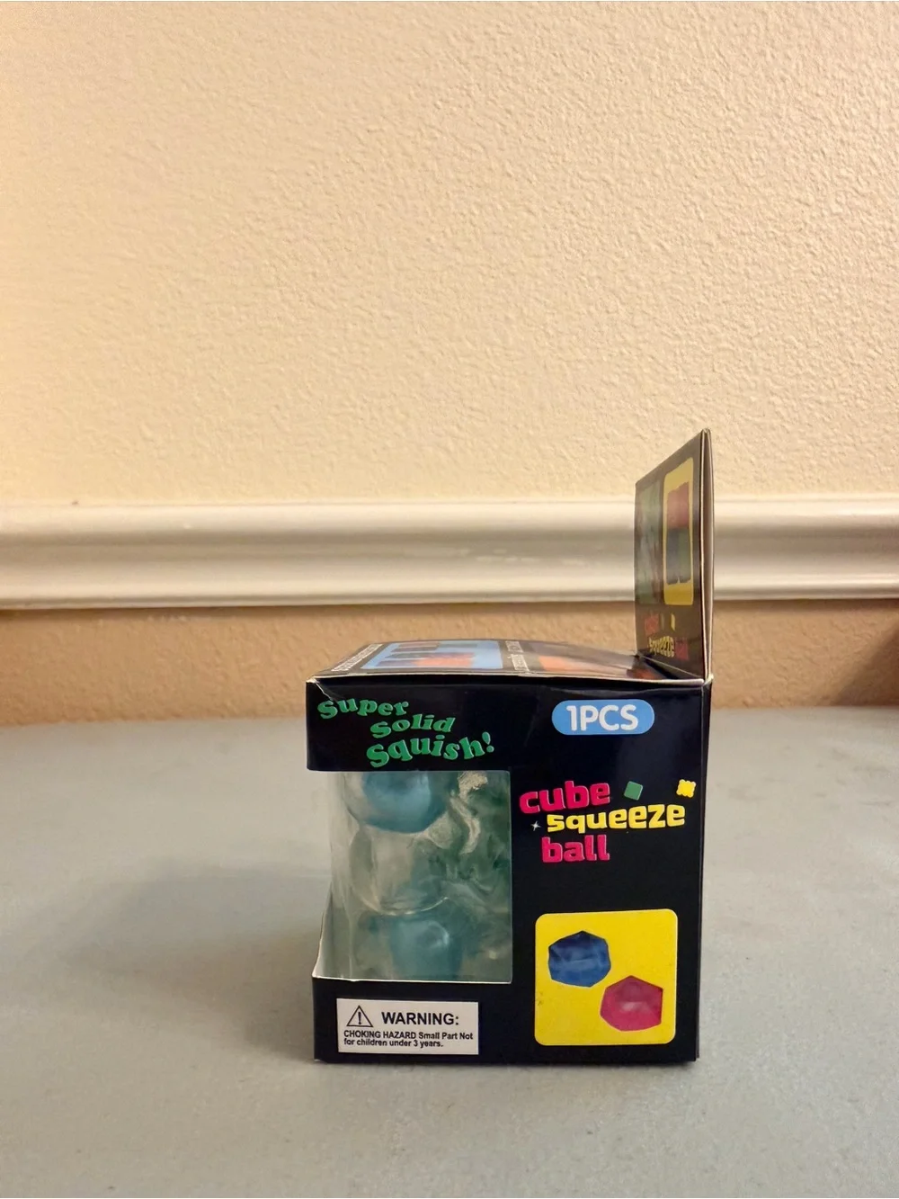 Cube Squeeze Ball (Super Solid Squish) sensory toy